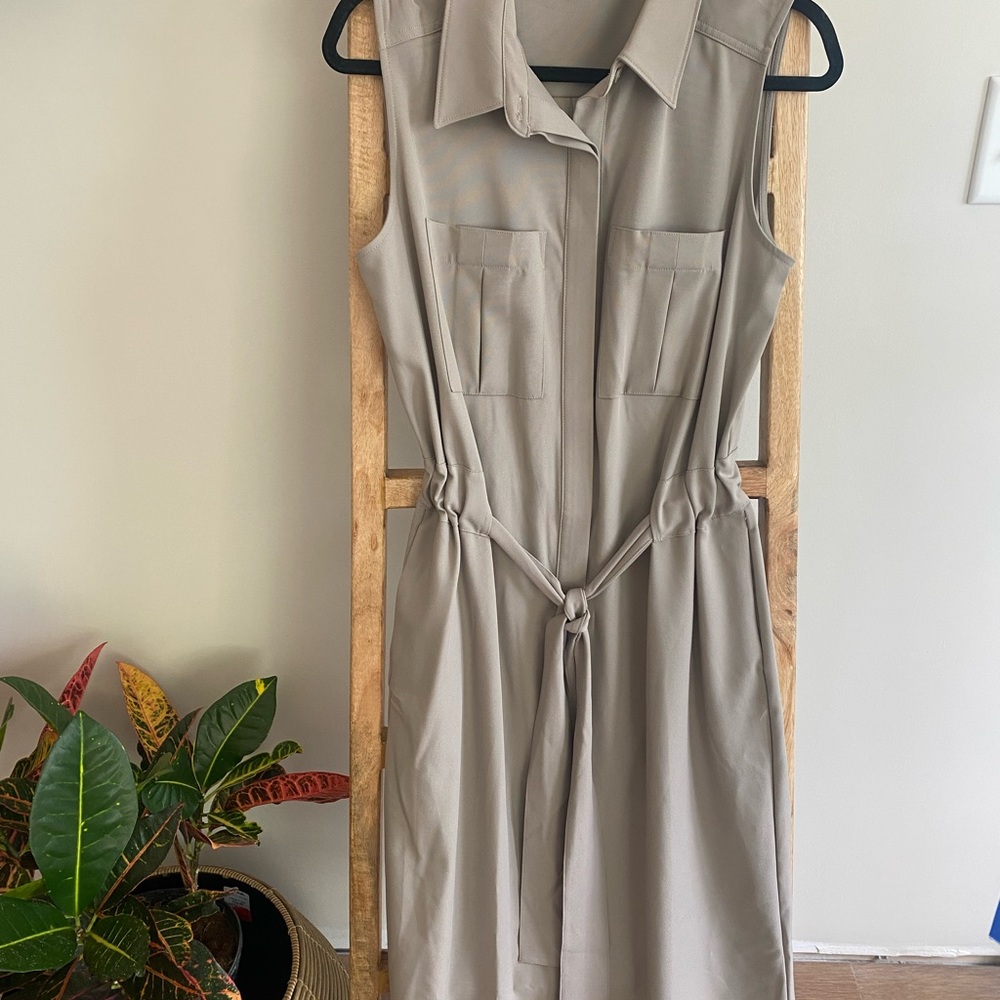 Prologue Sleeveless Tan Dress